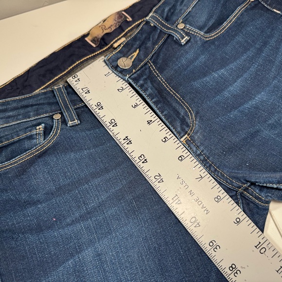 PAIGE Jeans Skyline Peg Straight Leg Stretch Skinny Denim Jean SZ 29 LIKE NEW! - Picture 12 of 15